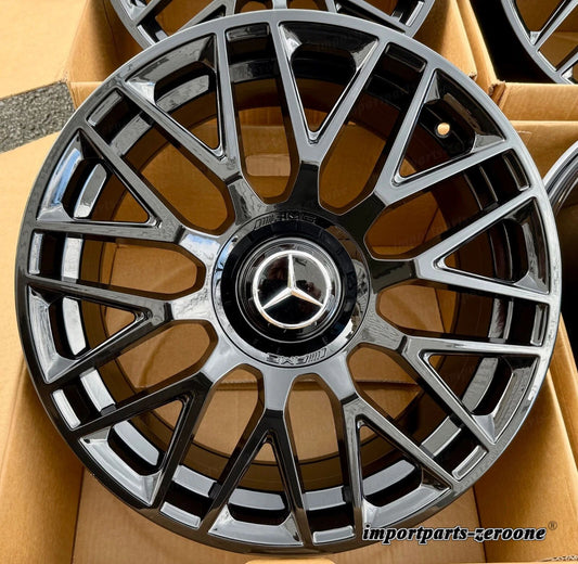 20インチ メルセデス SL63 リムホイールセット 4 新品 20/8.5 20/9.5 SL 550 SL 500 SL AMG適合 EX-1166