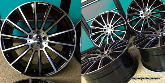 18インチ メルセデス E63 リムホイール 新品 SET4 18/8.5 Eクラス Cクラス Cla AMG適合 EX-1175