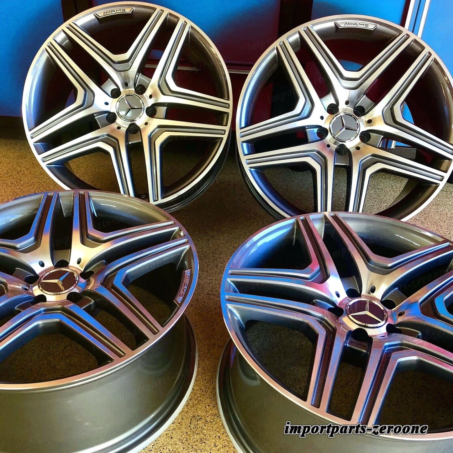 新品メルセデス 18インチ CLA63 リムホイールセット4 18/8.5 CLA A250 A AMG適合 EX-1180