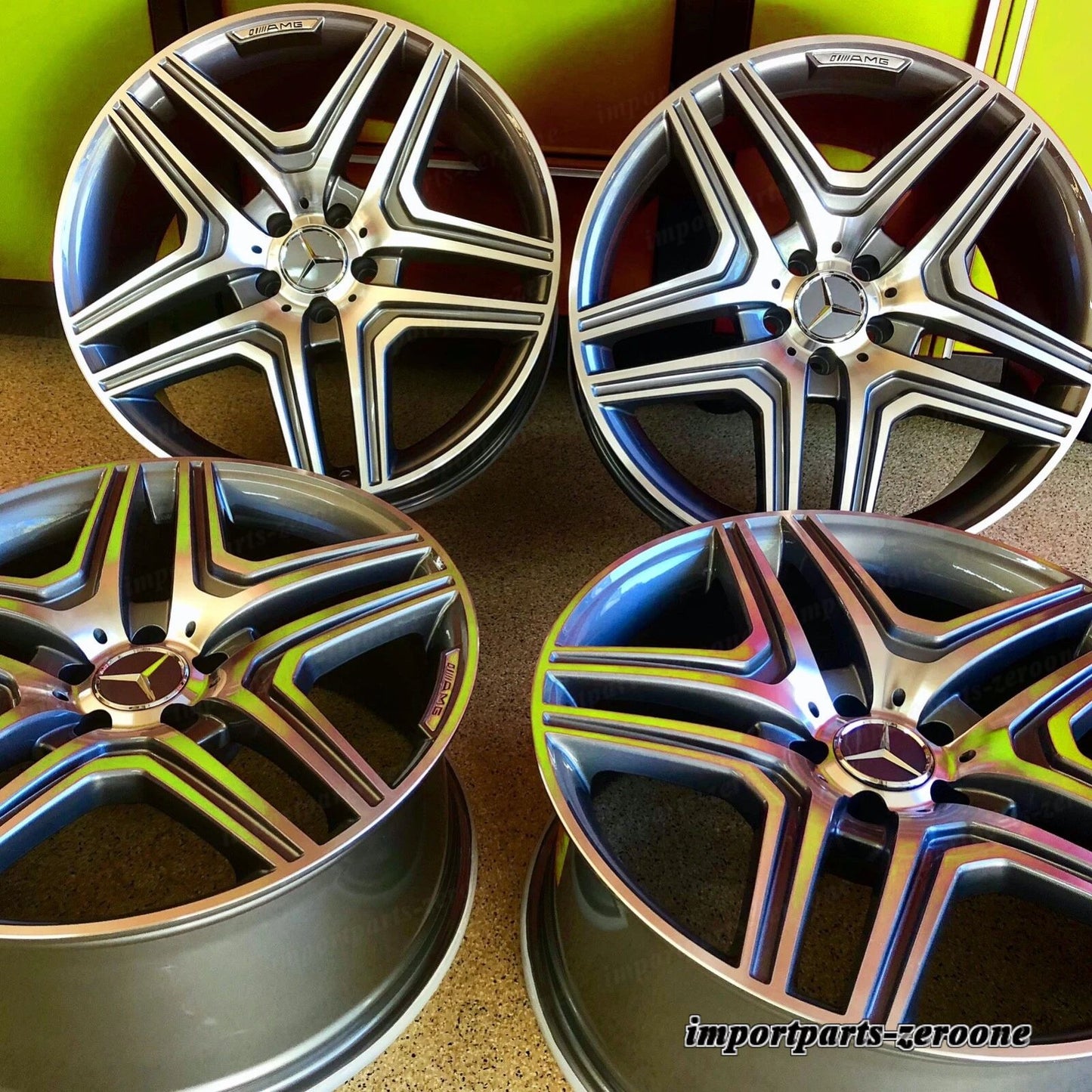 新品メルセデス 18インチ CLA63 リムホイールセット4 18/8.5 CLA A250 A AMG適合 EX-1180