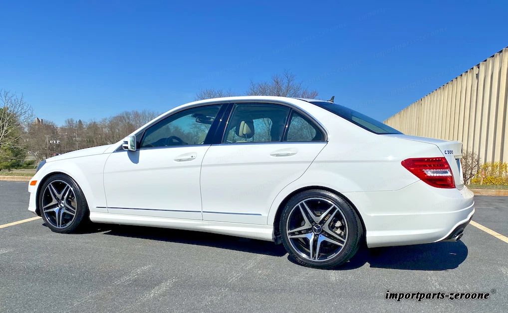 18インチ メルセデス ブラック EDT リムホイールセット4 新品 2007-2012 S550 S クラス S AMG EX-1190