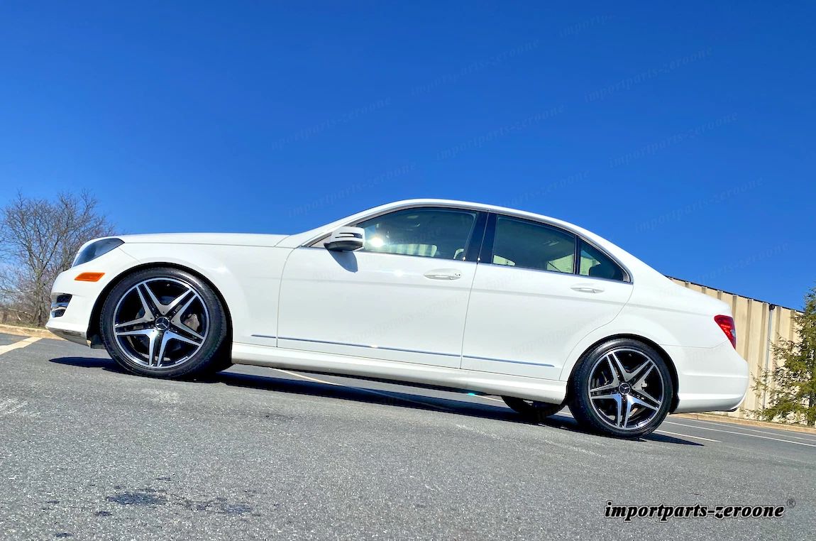 18インチ メルセデス ブラック EDT リムホイールセット4 新品 2007-2012 S550 S クラス S AMG EX-1190