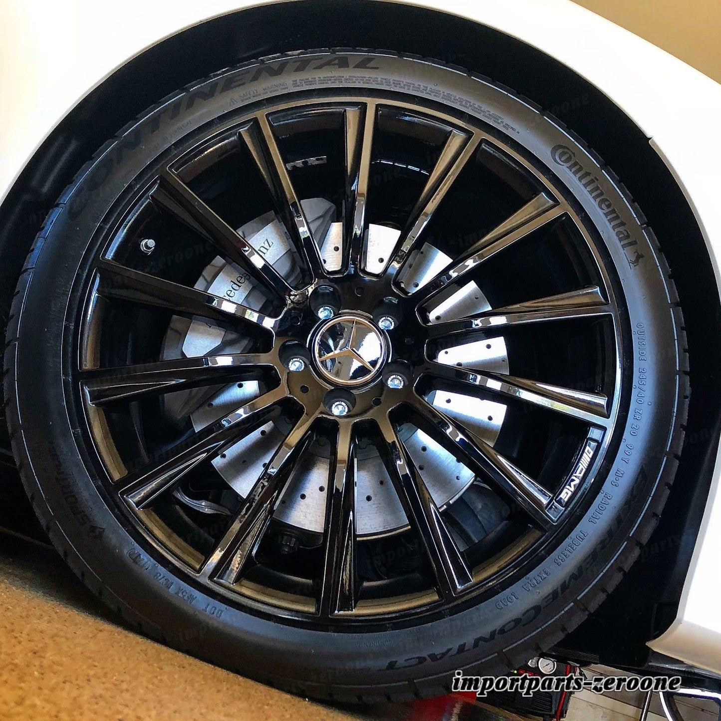 メルセデス 20 ブラック EDT 2018 SL63 リムホイール新品SET4 SL550 SL500 AMG に適合 EX-1197