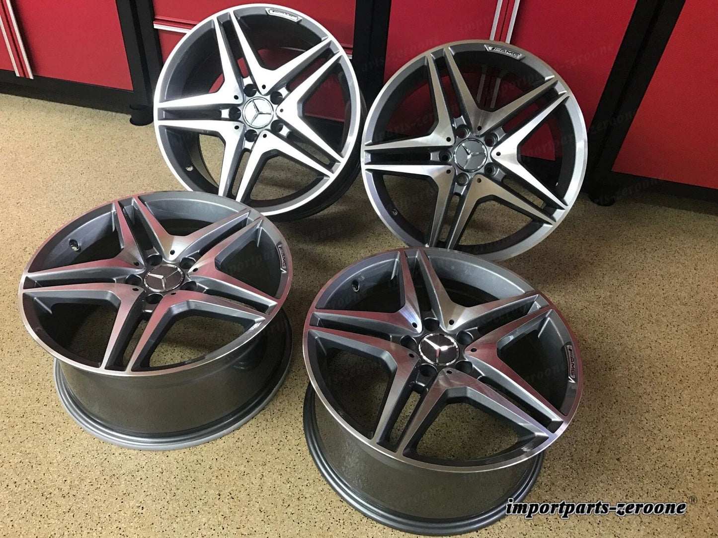 メルセデス 19インチ E63 ニューリムホイールセット 4 S550 S400 S450 S クラス S350 AMG に適合 EX-1199