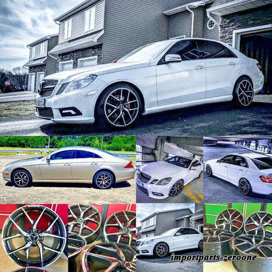 19 インチメルセデスホイールリム 19/8.5 19/9.5 新品セット4 CLS550 CLS500 CLS400 CLS AMG EX-1206