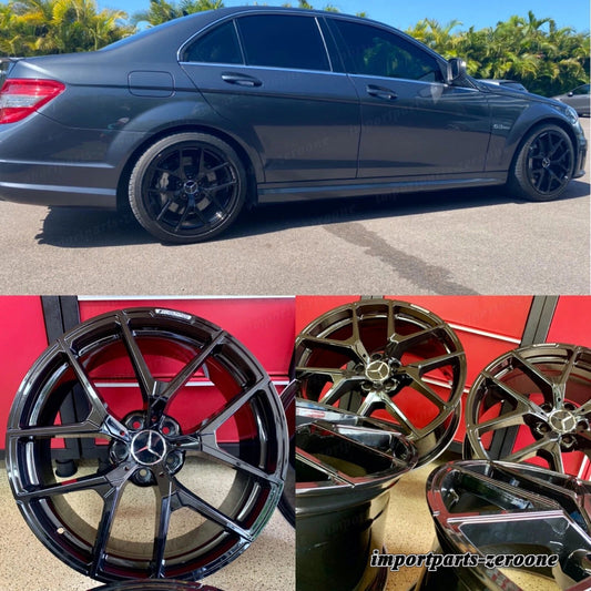 18インチ メルセデス CLA645 リムホイール 新品 SET4 CLA250 CLA GLA250 GLA GLE AMG EX-1208