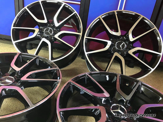 メルセデス GLE63 20 インチリムホイールセット4 新品 20/8.5 20/9.5 GLE350 GLE550 GLE AMG EX-1213