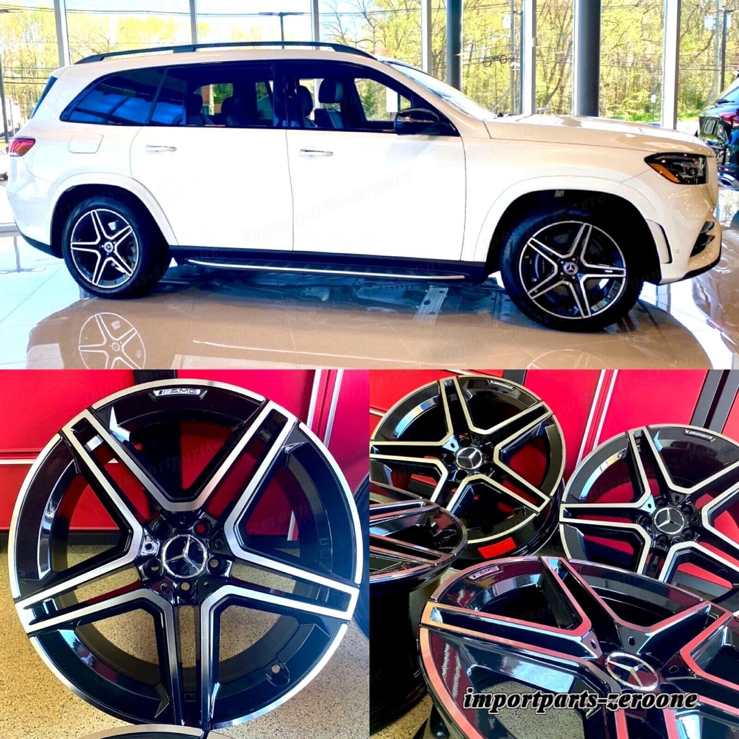 新品 2023 メルセデス 20インチ GLE63 リムホイールセット4 GLE350 GLE550 GLE53 GLE AMG EX-1216