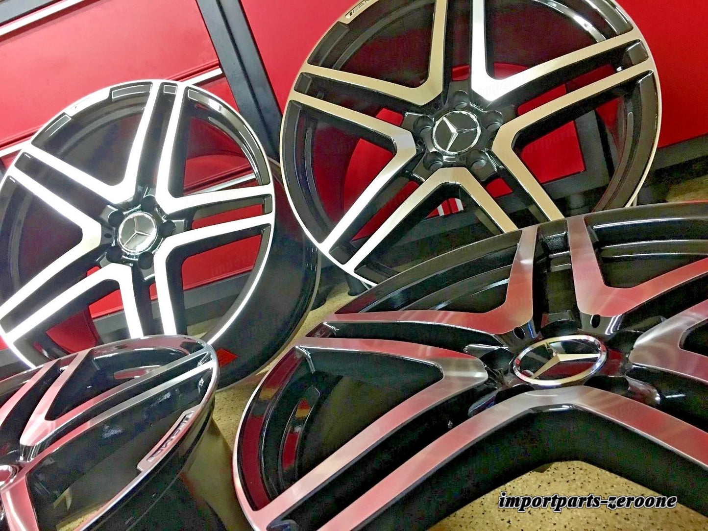 メルセデス 20 in CLS65 リムホイールset4 新品sl500 sl550 sl63 sl55 モデルamg適合 EX-1218