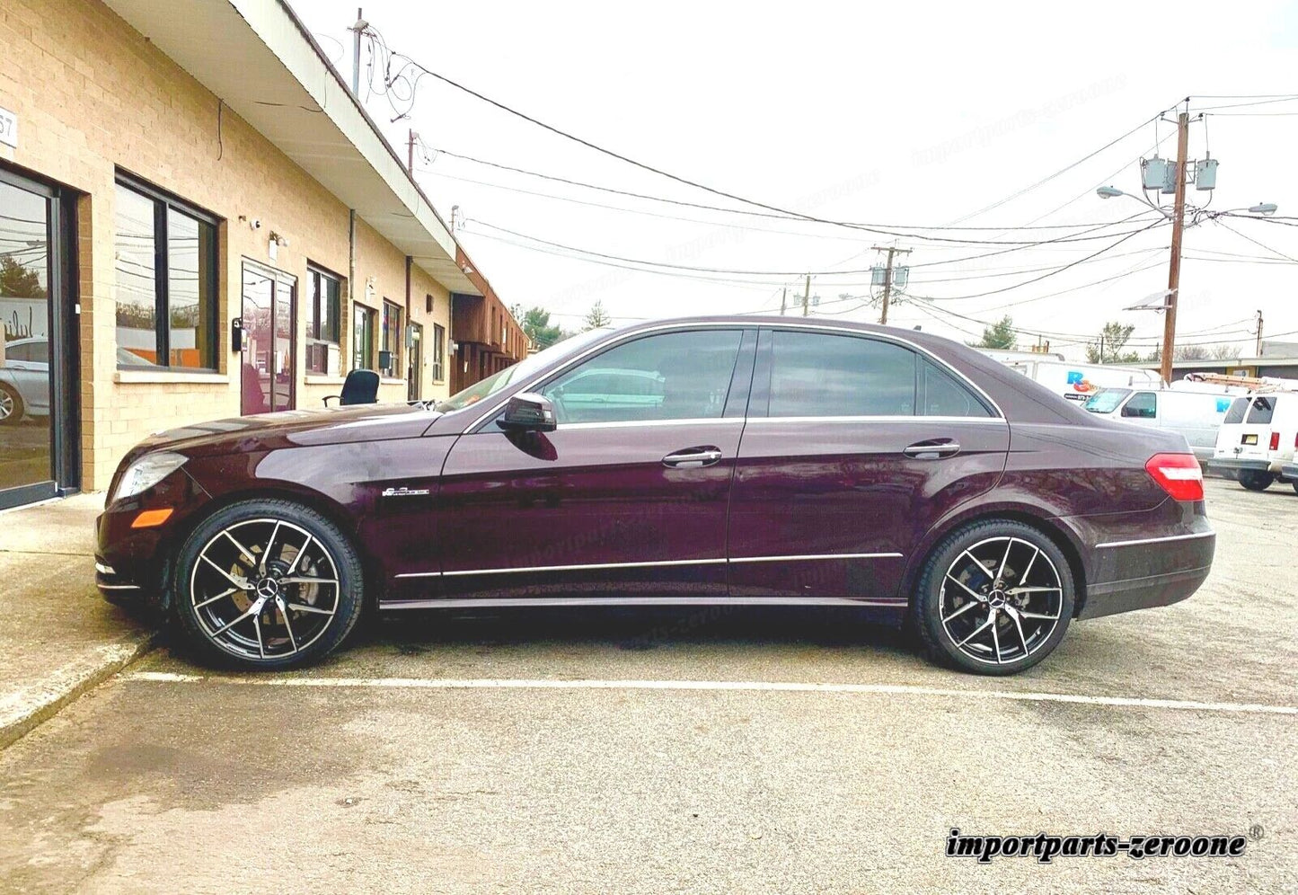 メルセデスベンツ 18インチ ニューリムホイール 18/8.5 E350 E350 E400 4マティック AMG に適合 EX-1224