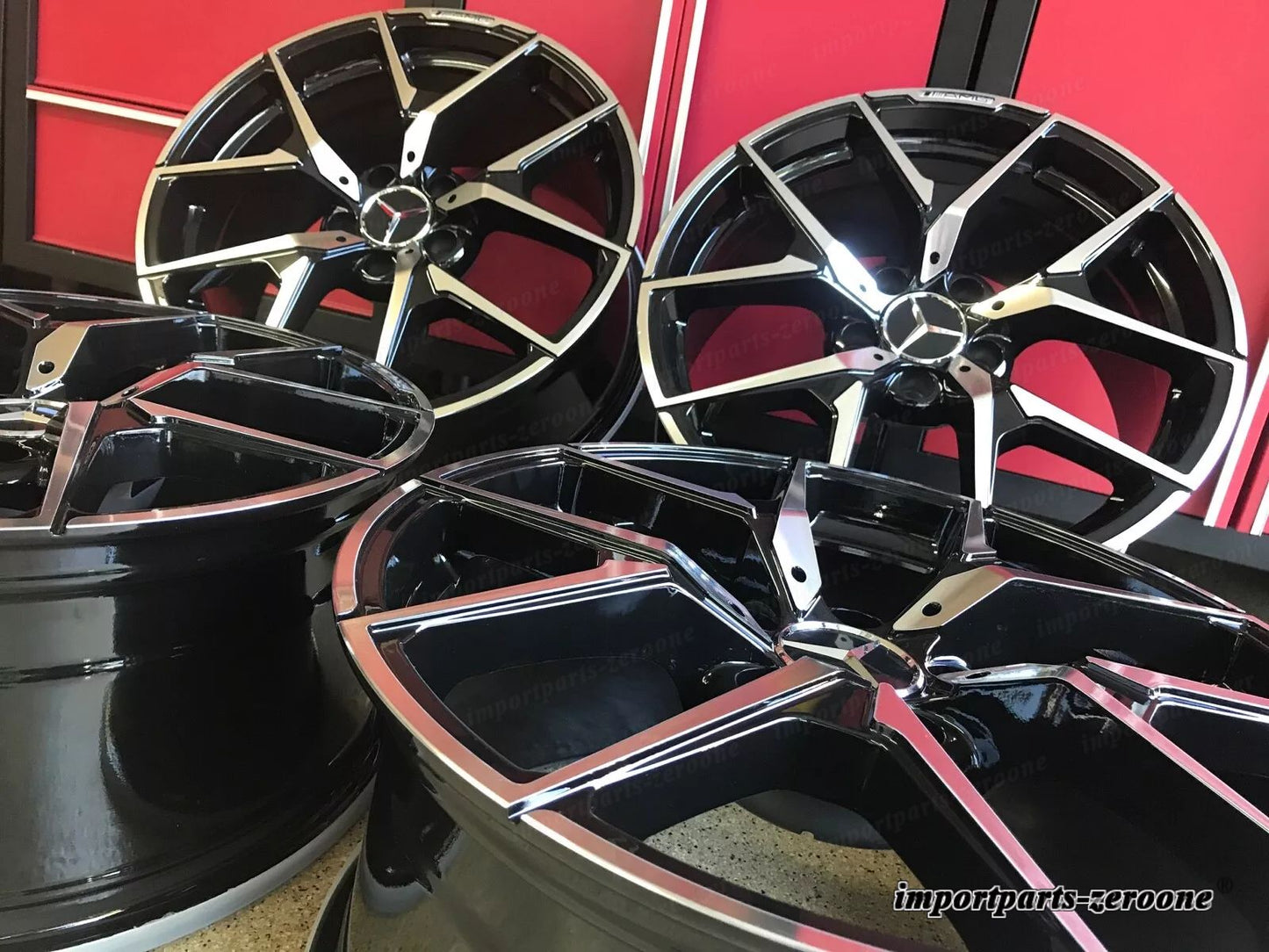 メルセデスベンツ 18インチ ニューリムホイール 18/8.5 E350 E350 E400 4マティック AMG に適合 EX-1224