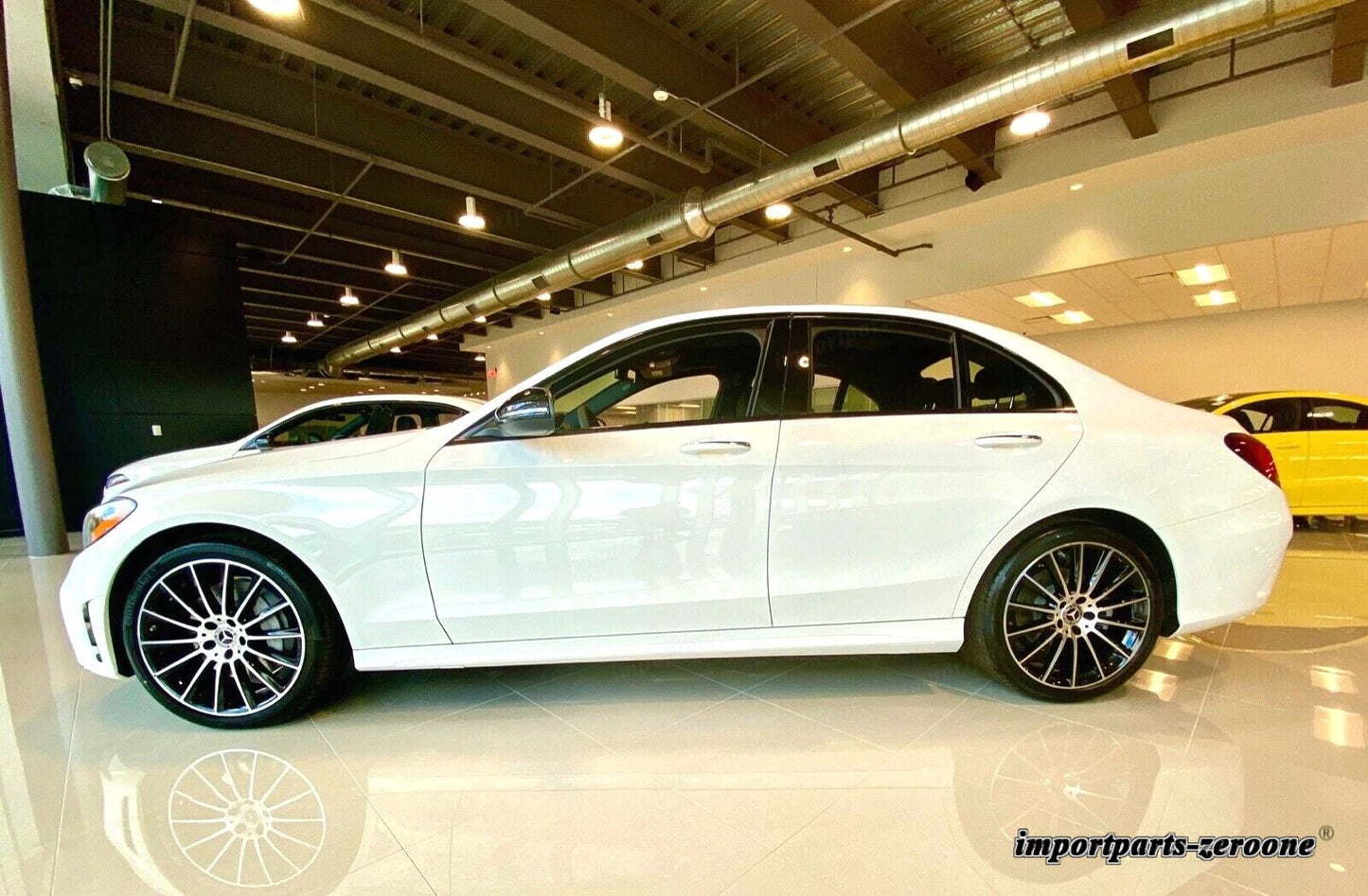 メルセデス 18インチ スタッガー ホイール リム SET4 新品 E400 E300 E350 E550 E500 E AMG EX-1228