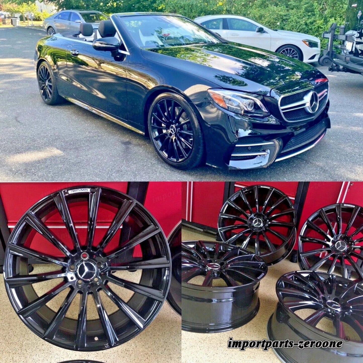 メルセデス 20インチ GLE63 リムホイール新品SET4 20/8.5 20/9.5 GLE350 ML350 GL450AMG EX-1231