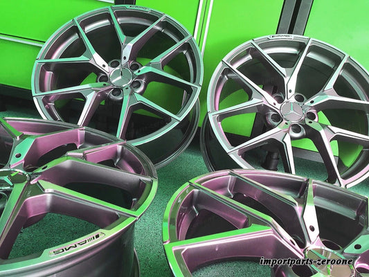 20インチ メルセデスガンメタル CLS63 ホイールリムセット4 新品 CLS550 CLS450 CLS400 AMG EX-1239