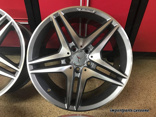 18インチ メルセデス S63 ニューリムホイールセット 4 2007-2012 S550 AMG に適合 EX-1242