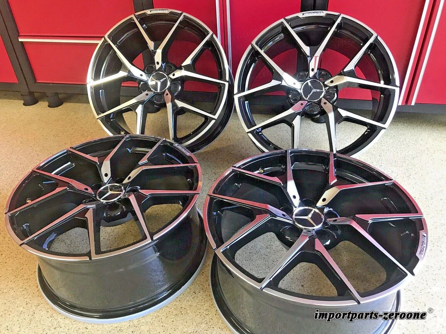 メルセデスベンツ 19 インチニューリムホイール 19/8.5 19/9.5 CLS550 CLS500 CLS AMG に適合 EX-1245