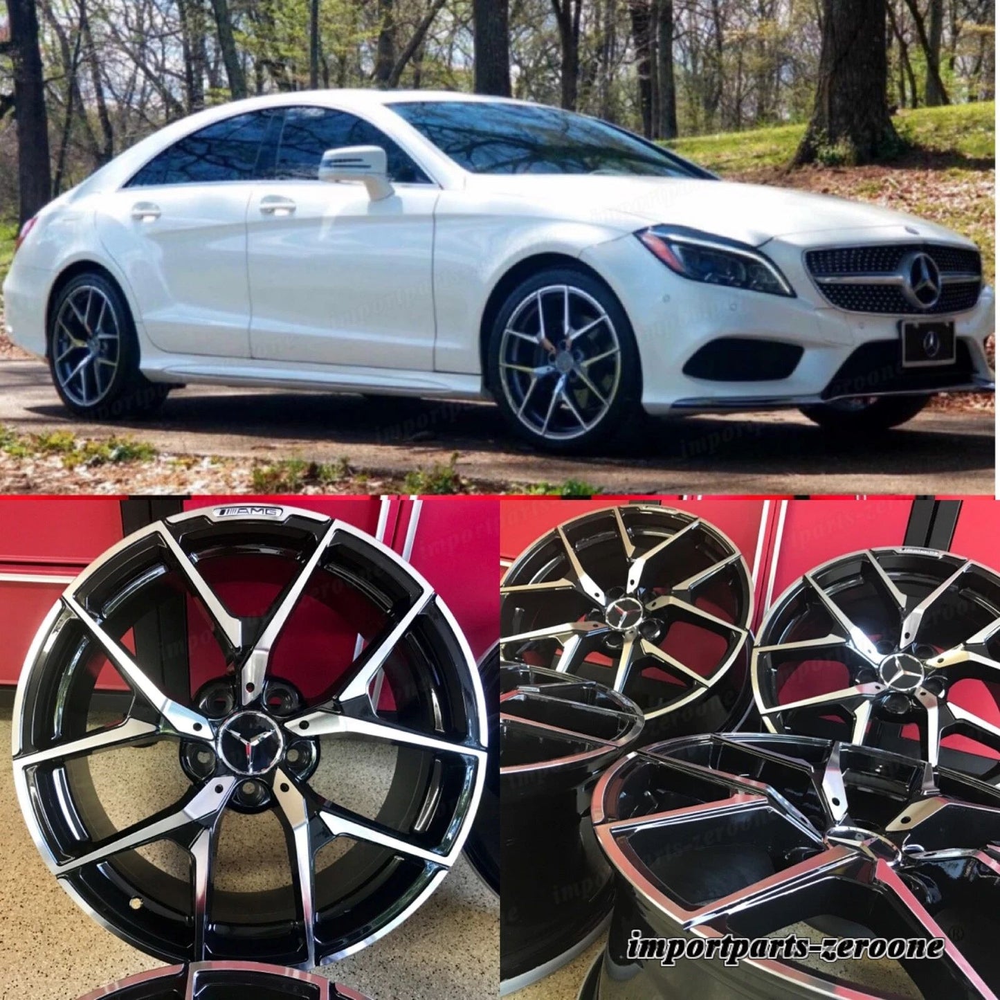 メルセデスベンツ 20 インチニューリムホイール 20/8.5 20/9.5 SL 500 SL550 SL63 SL AMG に適合 EX-1248