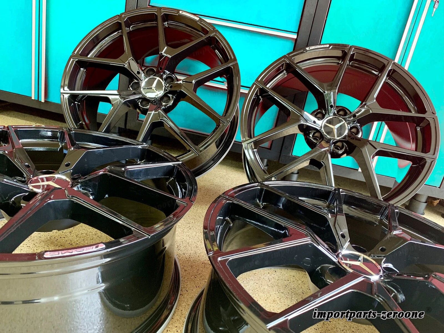 メルセデス 18インチ S63 S550 リムホイール新品SET4 2007-2013モデルAMG適合 EX-1251