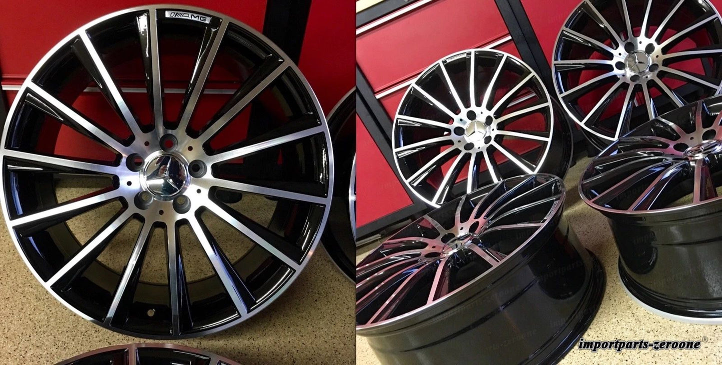 メルセデス 2019 20インチ S63 ブラック EDT リムホイールS550 S450 S400 S500 S AMG適合 EX-1254
