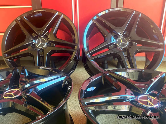 メルセデス 19インチ E63 ナイト EDT リムホイール 19/8.5 C300 C250 C400 C350 AMG に適合 EX-1260