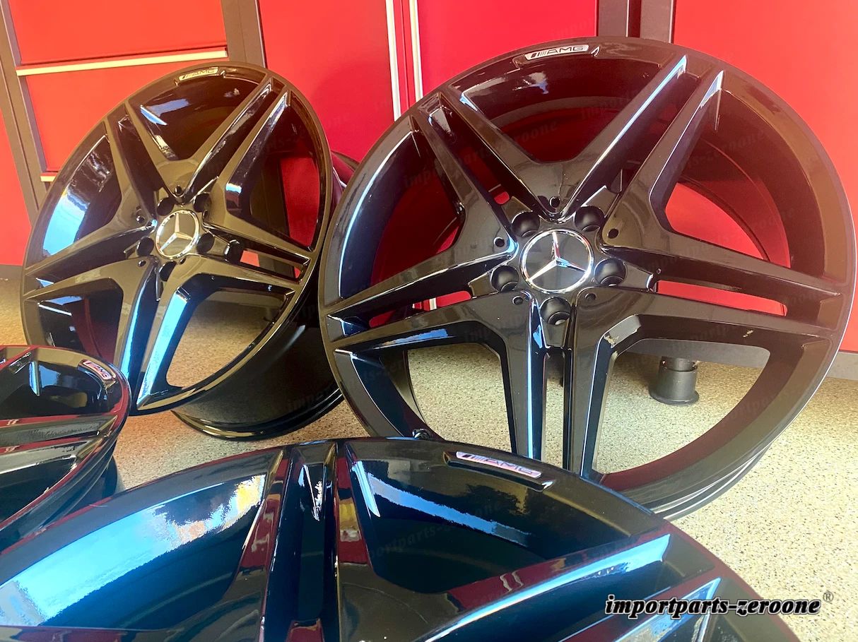 メルセデス 19インチ E63 ナイト EDT リムホイール 19/8.5 C300 C250 C400 C350 AMG に適合 EX-1260