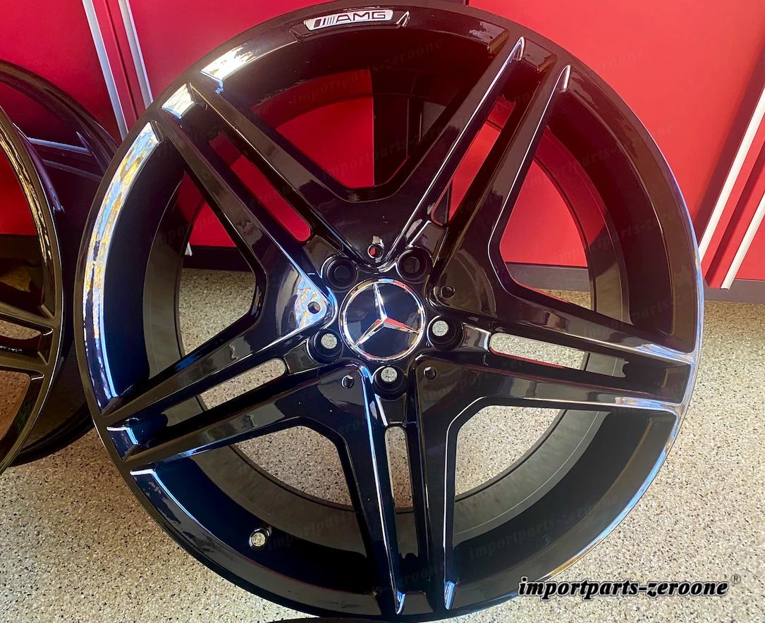 メルセデス 19インチ E63 ナイト EDT リムホイール 19/8.5 C300 C250 C400 C350 AMG に適合 EX-1260