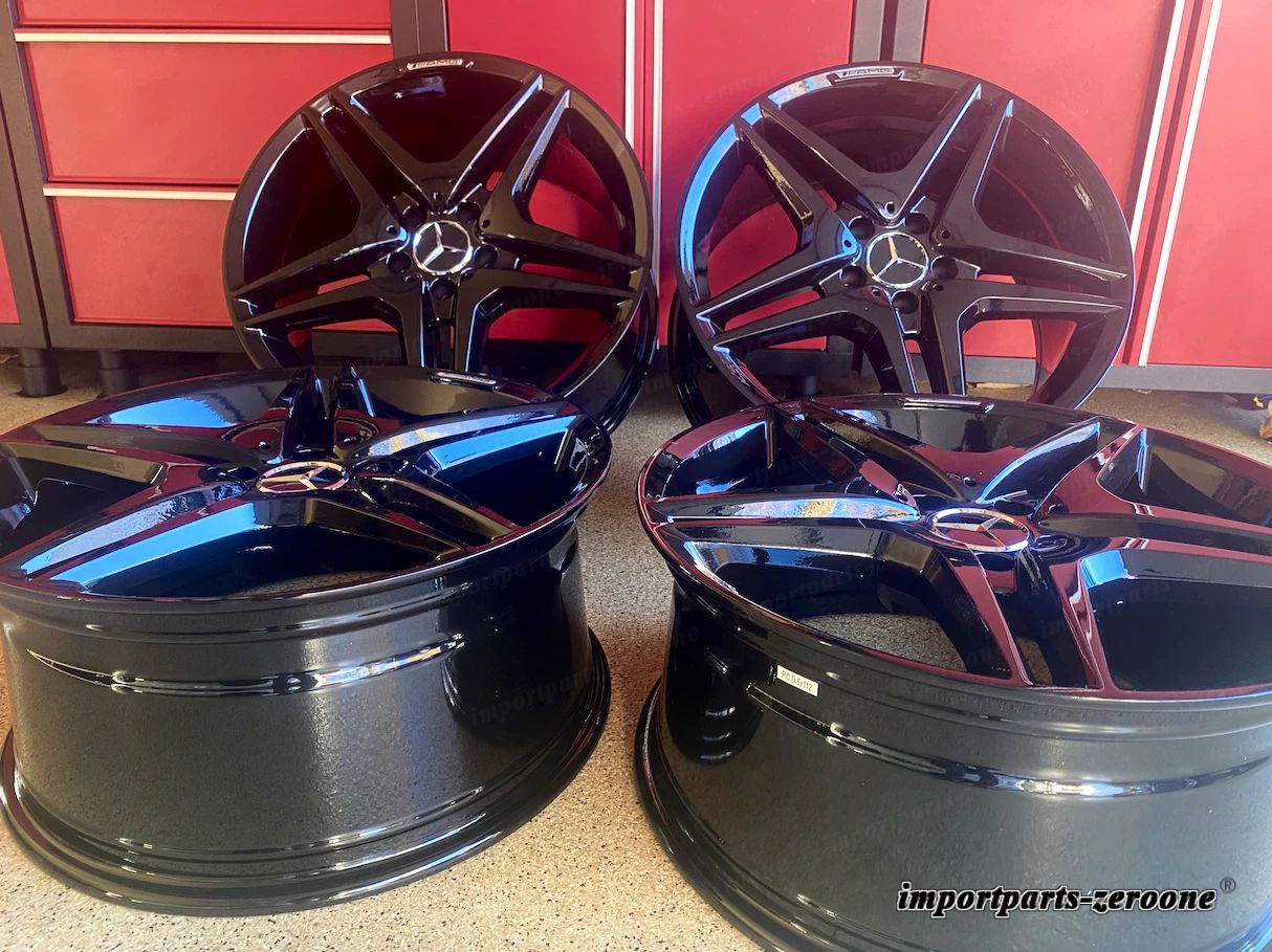 メルセデス 19インチ E63 ナイト EDT リムホイール 19/8.5 C300 C250 C400 C350 AMG に適合 EX-1260