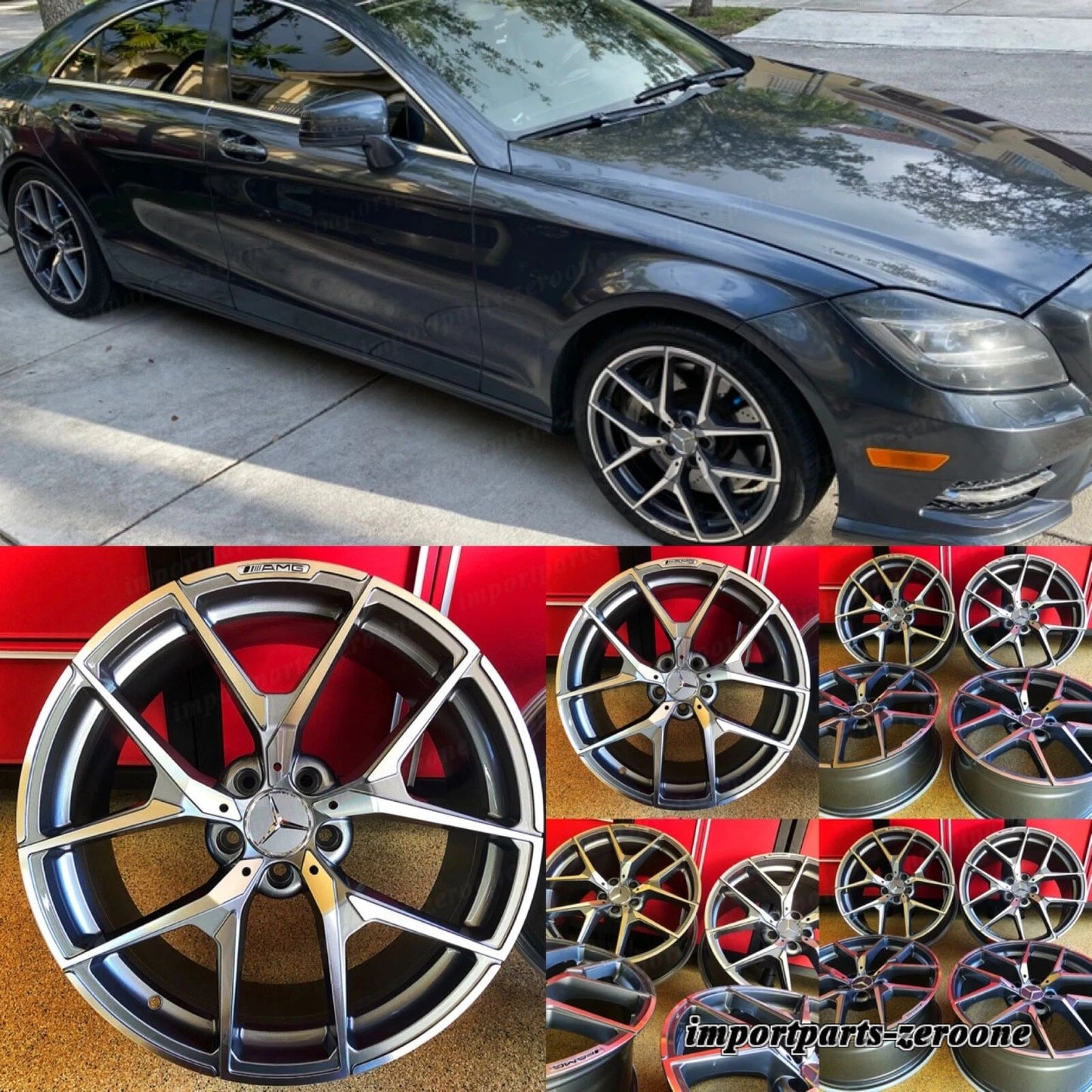 18インチ メルセデス CLS63 リムホイール 新品 SET4 CLS500 CLS550 CLS400 CLS450 CLS AMG EX-1262