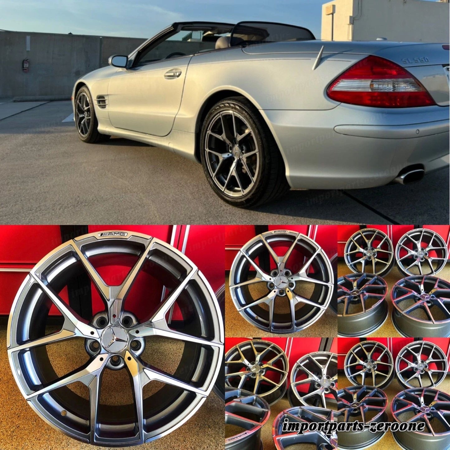 18インチ メルセデス CLS63 リムホイール 新品 SET4 CLS500 CLS550 CLS400 CLS450 CLS AMG EX-1262