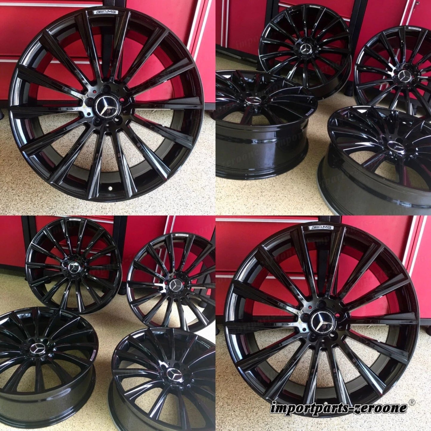 メルセデスベンツ 20 インチリムホイール新品Set4 20/8.5 20/9.5 GL450 AMG適合 EX-1268