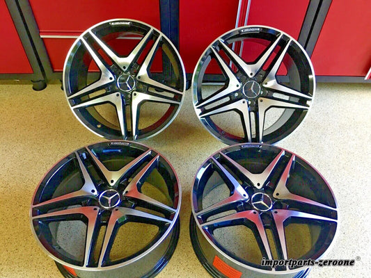 メルセデス 18インチ CLA43 ブラック EDT リムホイールセット4 ホイール 4マティック CLA250 AMG に適合 EX-1269