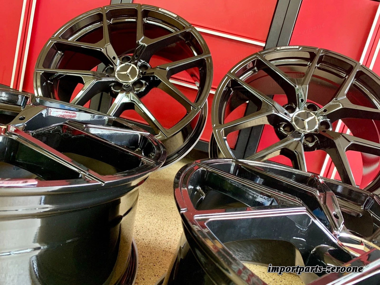 20インチ メルセデス SL63 リムホイール 新品 SET4 20/8.5 20/9.5 SL500 SL550 SL65 SL AMG EX-1282