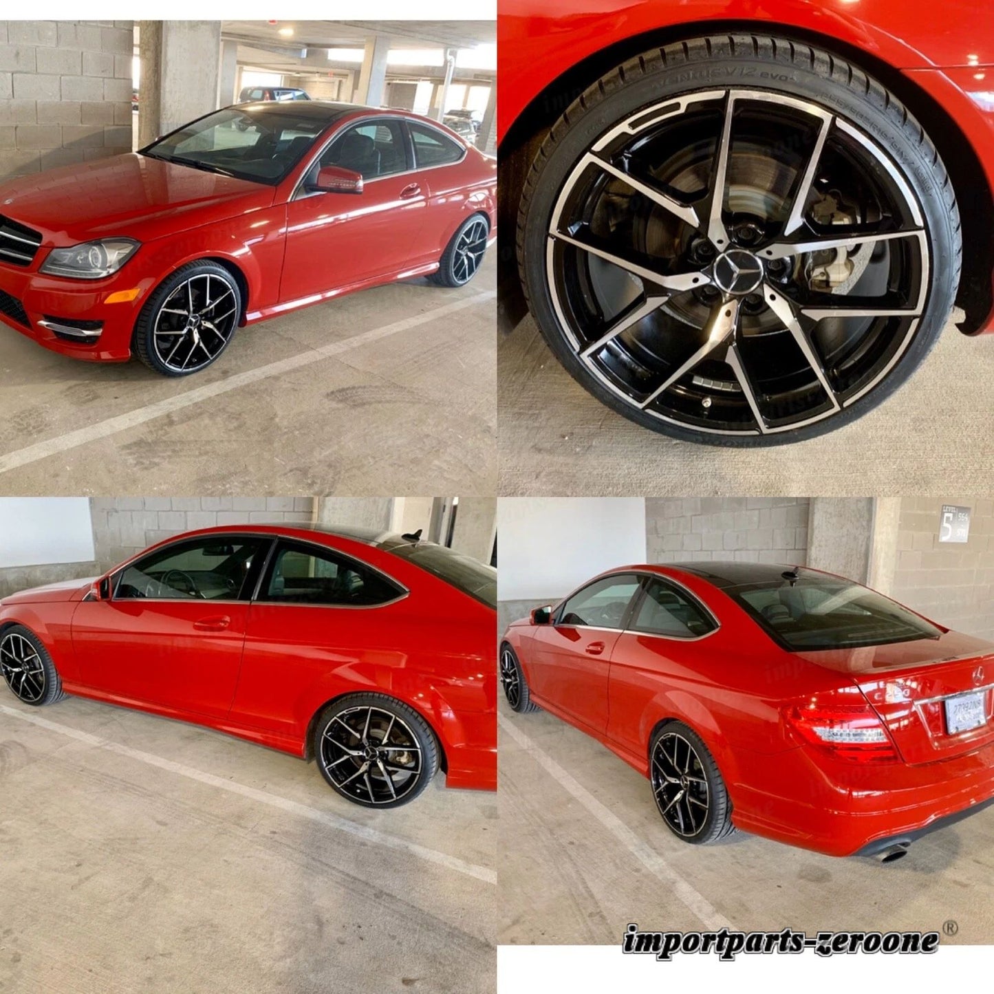 19/8.5 19/9.5 19 インチホイールリムメルセデスe350 E550 E300 E400 E500 E63 AMG に適合 EX-1284