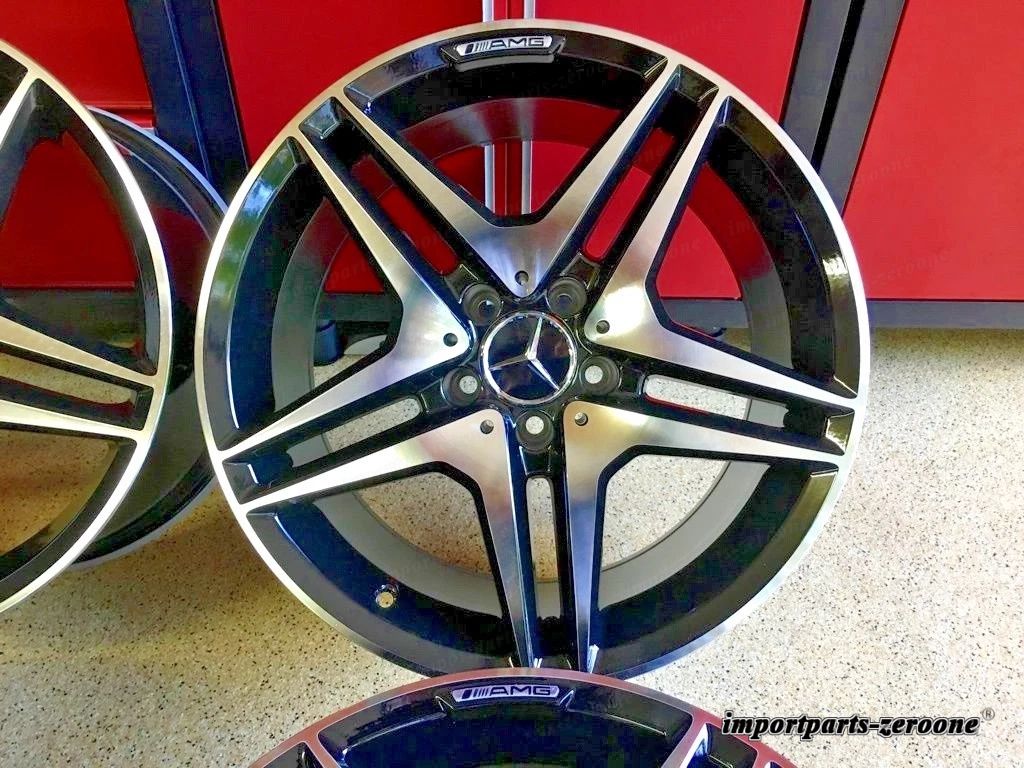 メルセデス 19インチ C63 ブラック EDT ニューホイールリム 19/8.5 19/9.5 Cls63適合 EX-1295