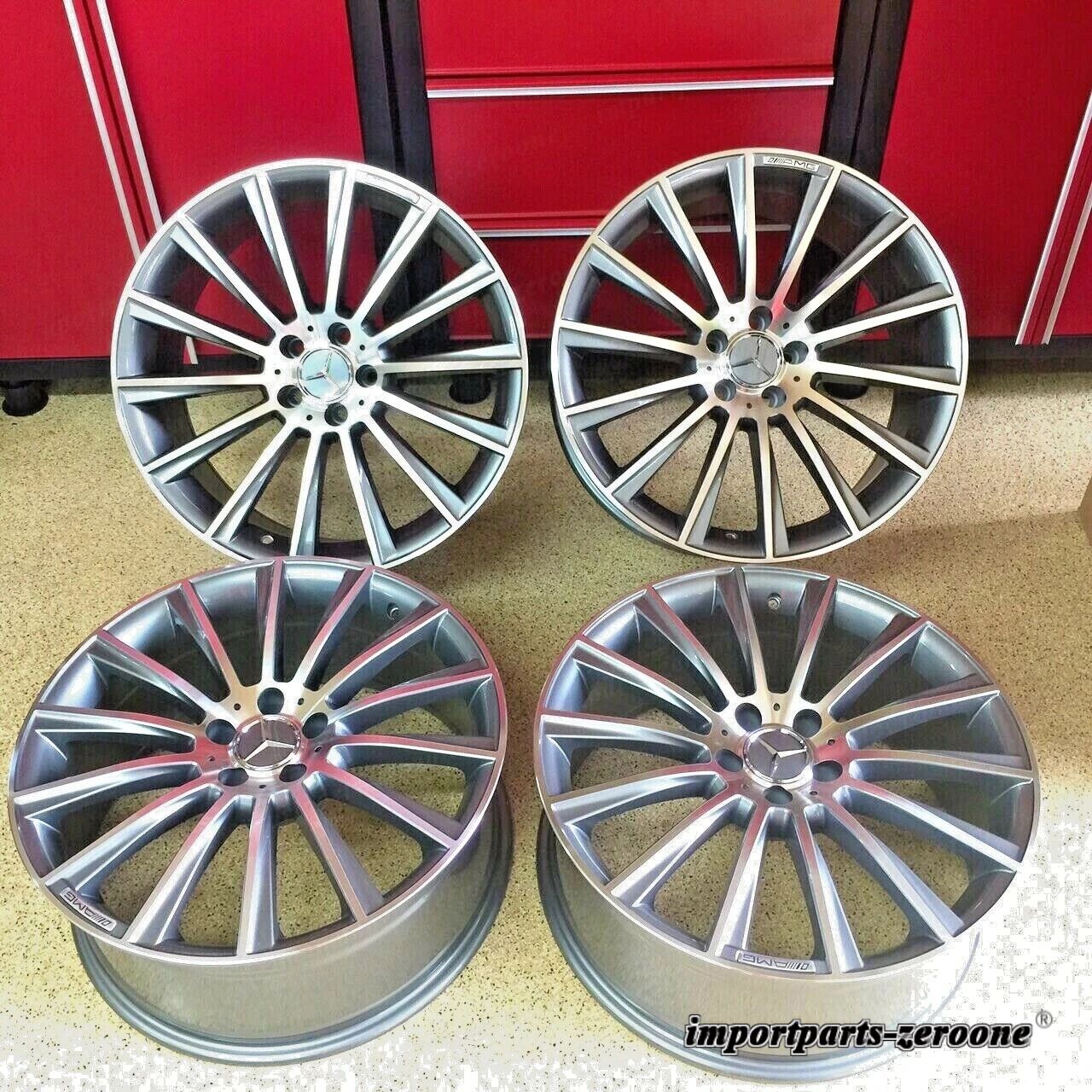 メルセデス 20 インチリムホイールセット4 新品 20/8.5 20/9.5 ML350 GL450 GLE350 AMG EX-1309