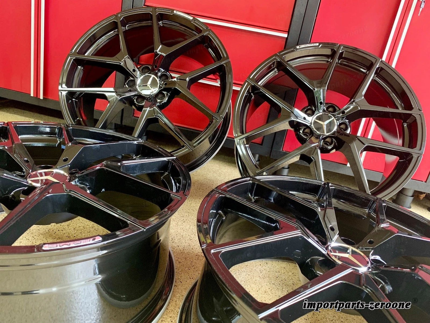 20 インチメルセデスsl63 リムホイール新品set4 20/8.5 20/9.5 sl500 sl550 AMG に適合 EX-1312