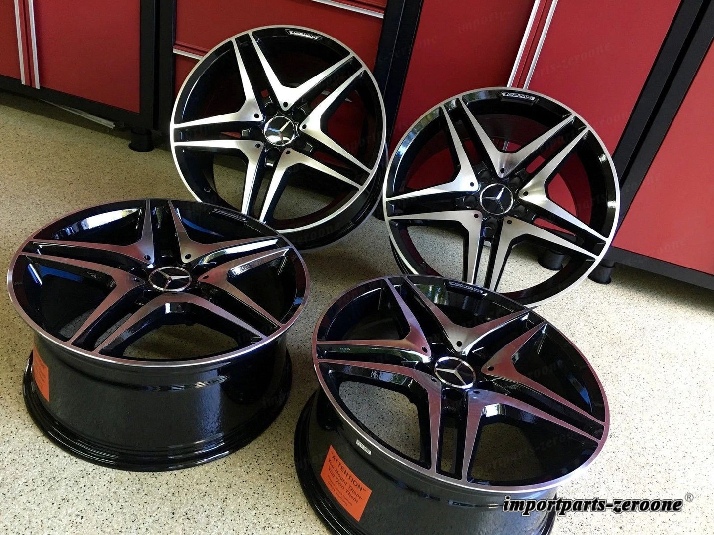 メルセデス 18インチ S63 リムホイールセット4 新品 2007-2012 S550 S500 S600 AMG適合 EX-1323