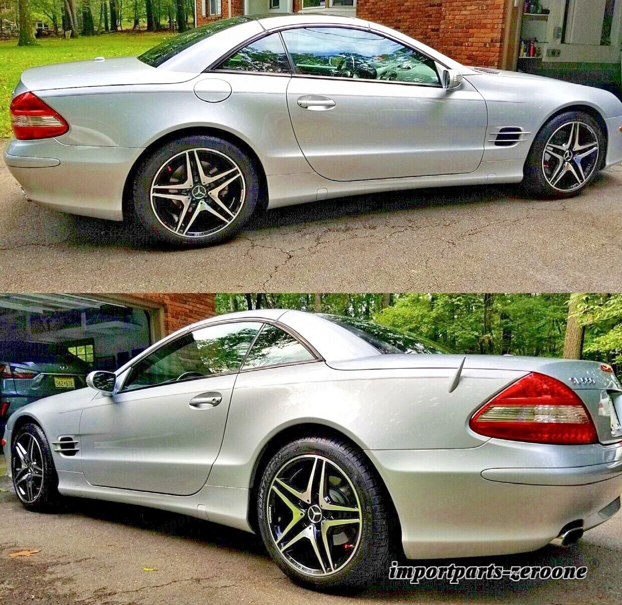 メルセデス 18インチ リムホイールセット4 新品 18/8.5 18/9.5 SL500 SL550 SL55 AMG適合 EX-1336