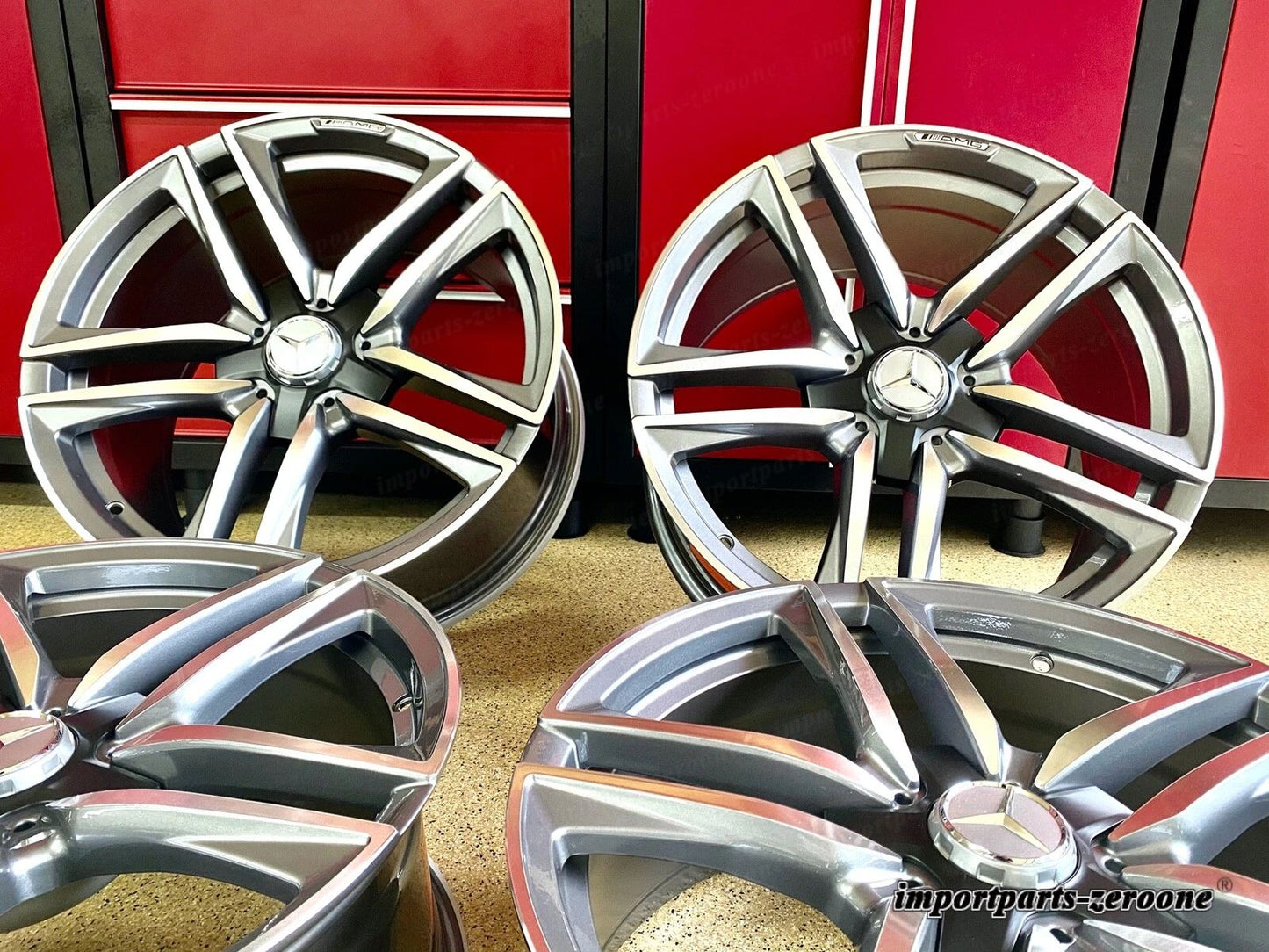 メルセデス 18インチ C63 リムホイールセット4 18/8.5 C300 C250 C350 C400 C AMG適合 EX-1337