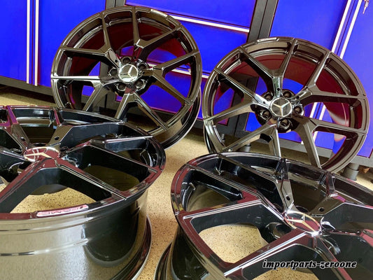 19 インチメルセデスsl63 リムホイール新品set4 19/8.5 19/9.5 sl 500 SL 550 SL AMG に適合 EX-1338