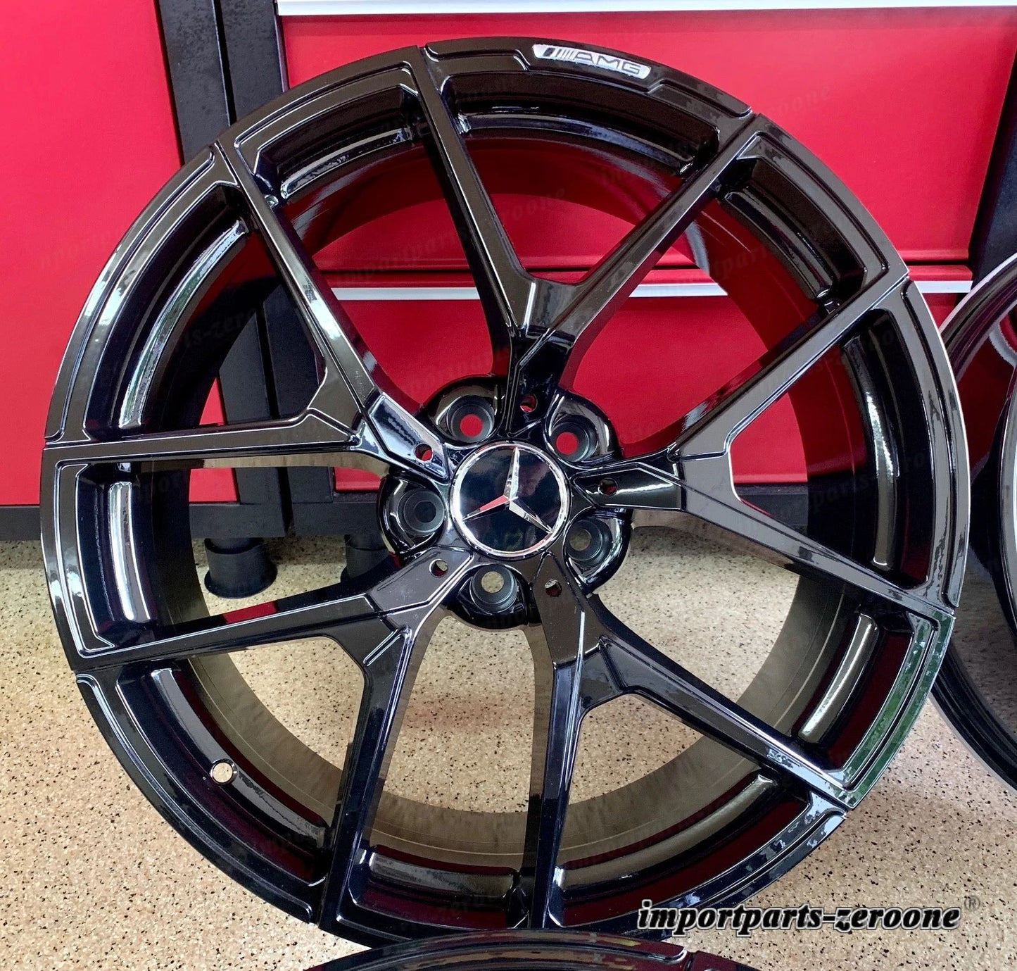 19 インチメルセデスsl63 リムホイール新品set4 19/8.5 19/9.5 sl 500 SL 550 SL AMG に適合 EX-1338