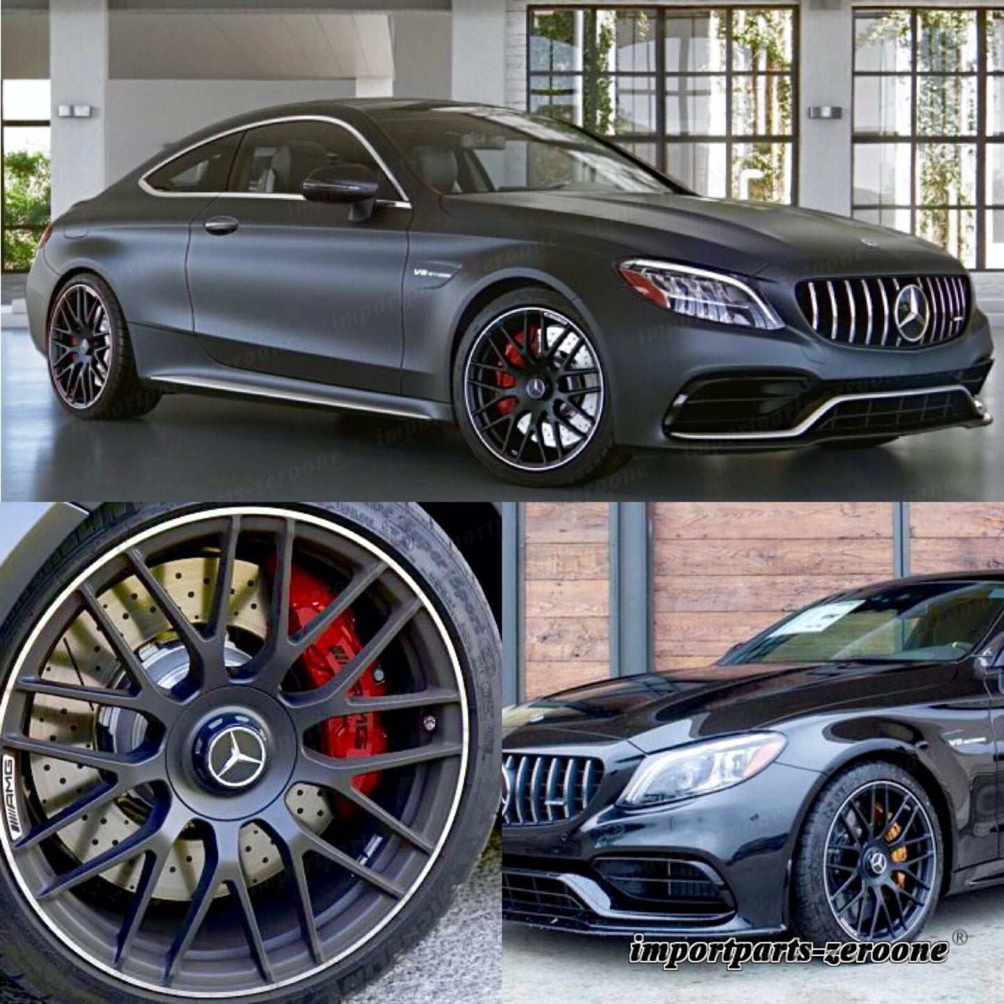 メルセデス 20インチ S63 リムホイールセット 4 新品スタッガー S550 S450 S400 S600 AMG EX-1341