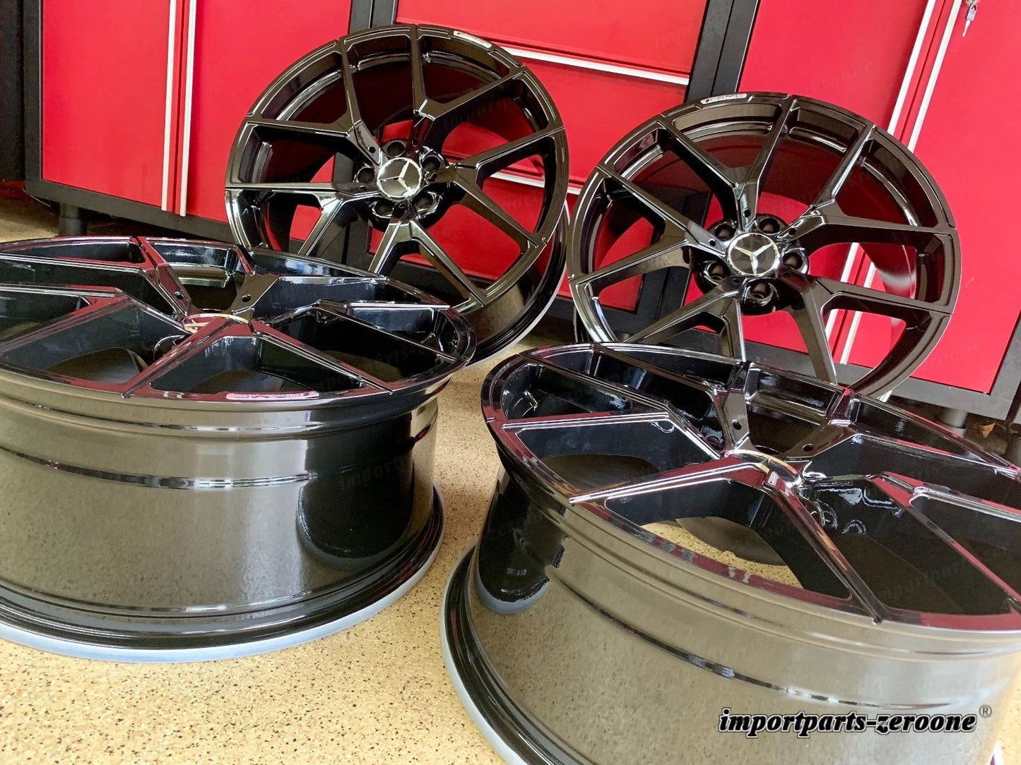 20/8.5 20/9.5 メルセデス S63 リムホイールセット4 新品 S550 S400 S450 S560 S AMG EX-1342