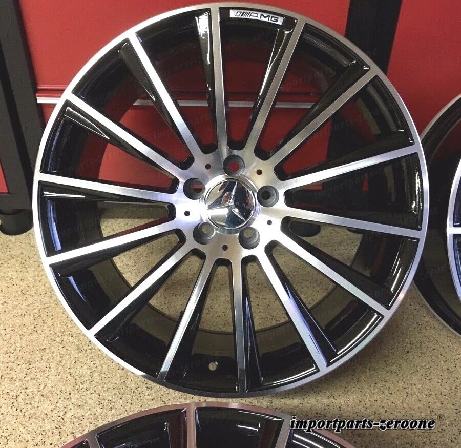 メルセデス 19インチ S63 リムホイールセット4 新品 19/8.5 C300 E350 S550 AMG に適合 EX-1344