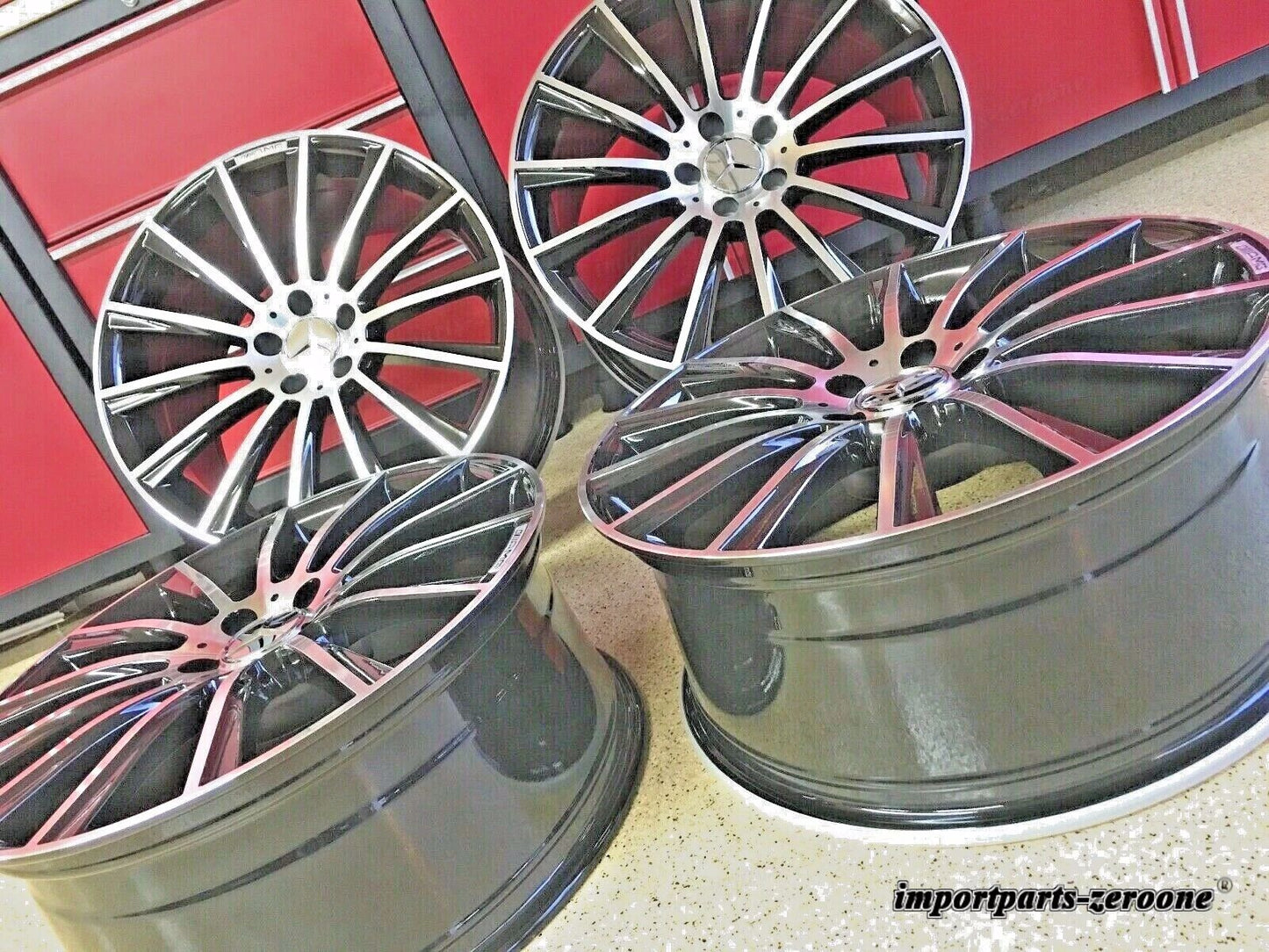 メルセデス 20 インチスタッガー ホイールリム SET4 新品 GL450 GL550 ML350 ML550 ML AMG EX-1356