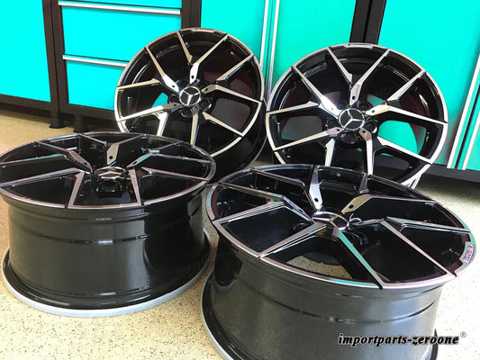 メルセデス 18インチ S63 リムホイール 18/9.5 新品 2007-2012 S550 SL550 SL500 AMG適合 EX-1361