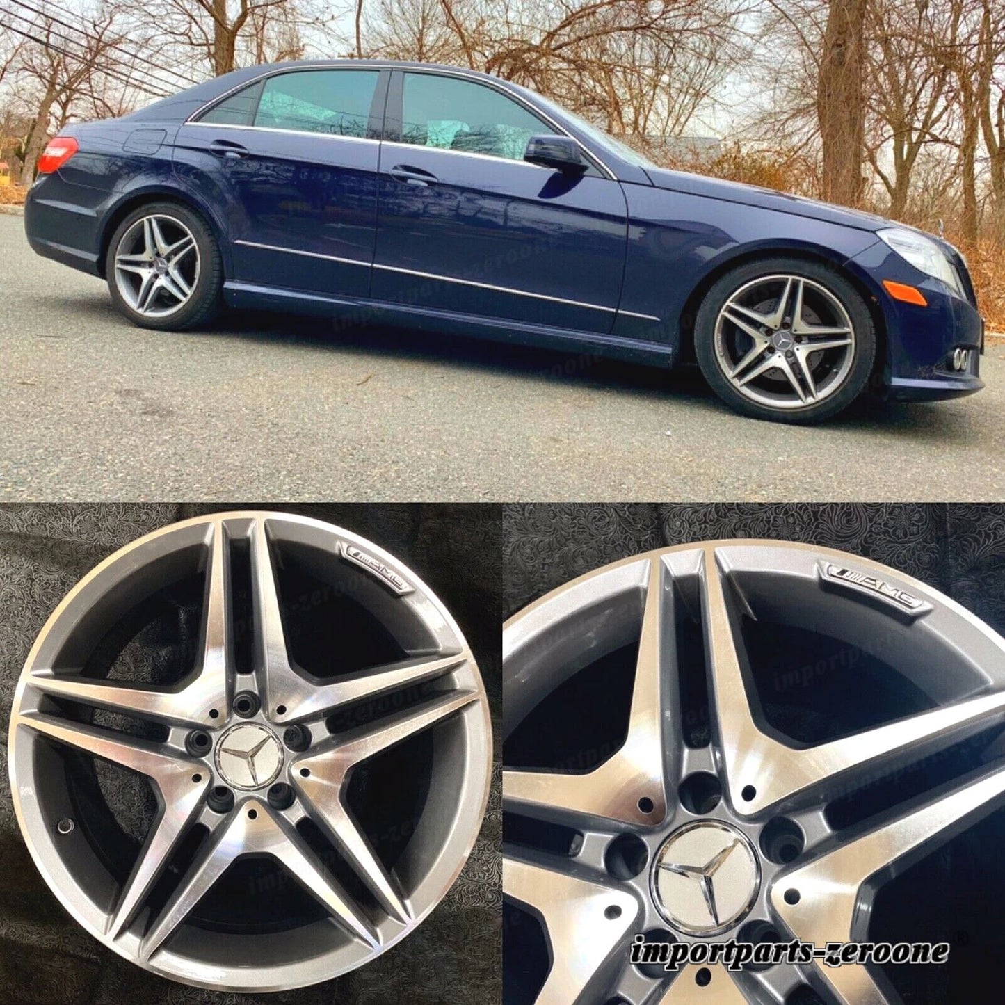 002 メルセデス 18 インチリムホイールセット4 新品 CLS500 CLS550 CLS400 CLS450 CLS AMG EX-1366