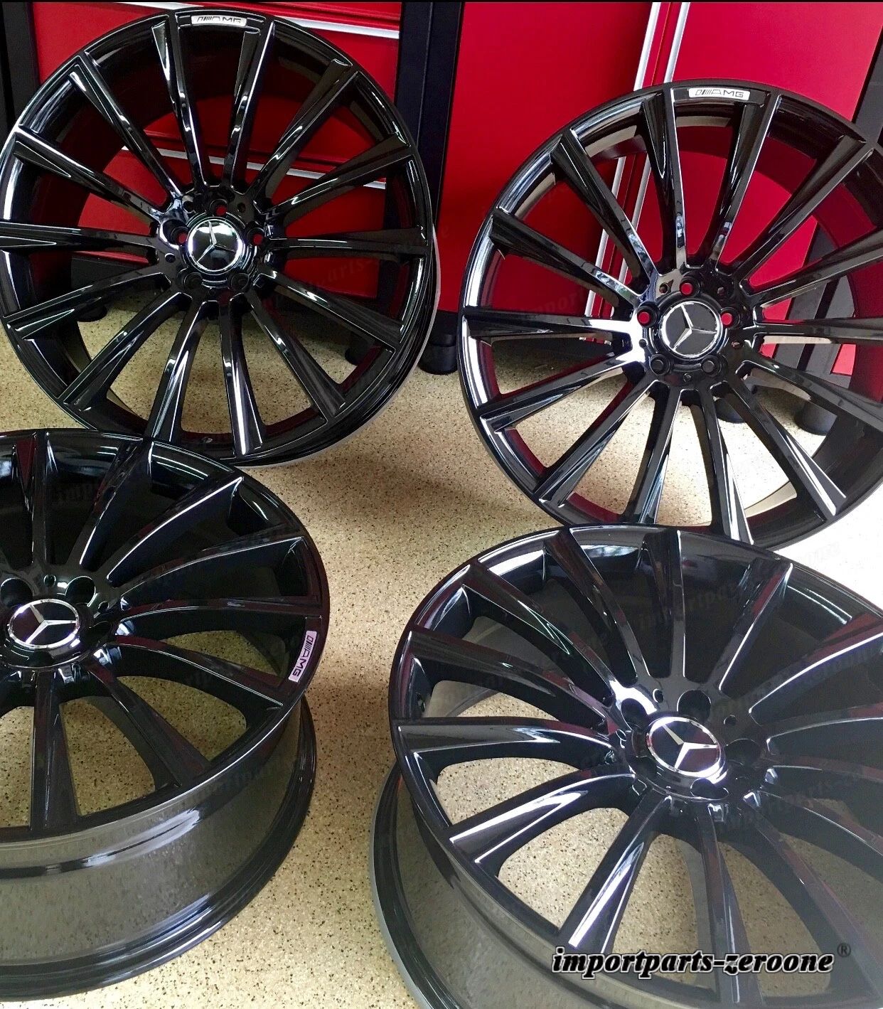 メルセデス 20 インチリムホイール新品Set4 20/8.5 20/9.5 E63 E300 E400 E430 E AMG EX-1373