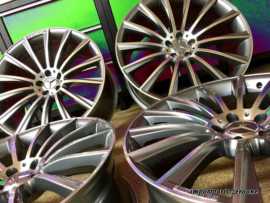 19インチ メルセデス E63 リムホイールセット 4 新品 E350 E550 E400 E300 E55 E AMG に適合 EX-1403