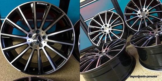 メルセデス 20インチ CLS63 ブラック EDT リムホイール 20/8.5 20/9.5 すべてのcls AMGに適合 EX-1411